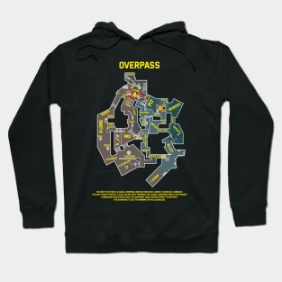 T-Shirt Csgo Overpass map Hoodie